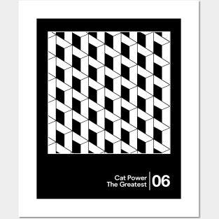 Cat Power - The Greatest / Minimalist Artwork Design Posters and Art